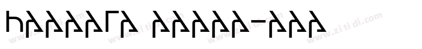 HalisGr sbook字体转换